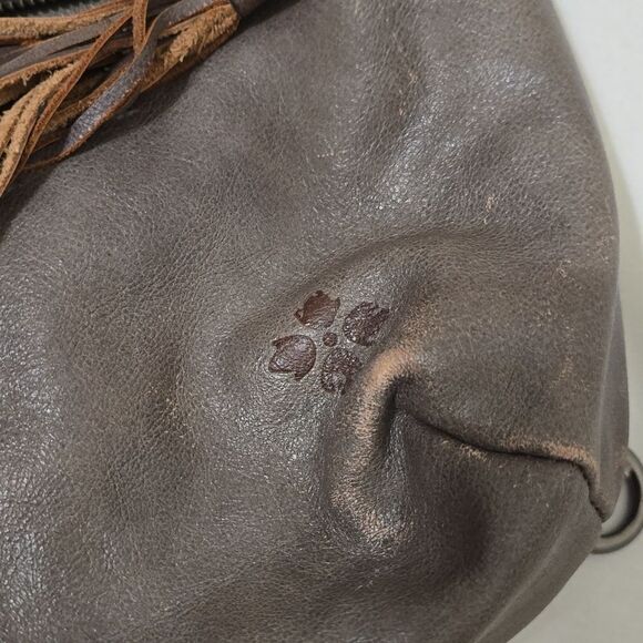 Patricia Nash Luzille Convertible Backpack Heavy Washed Distressed Cloudy Gray main image 12